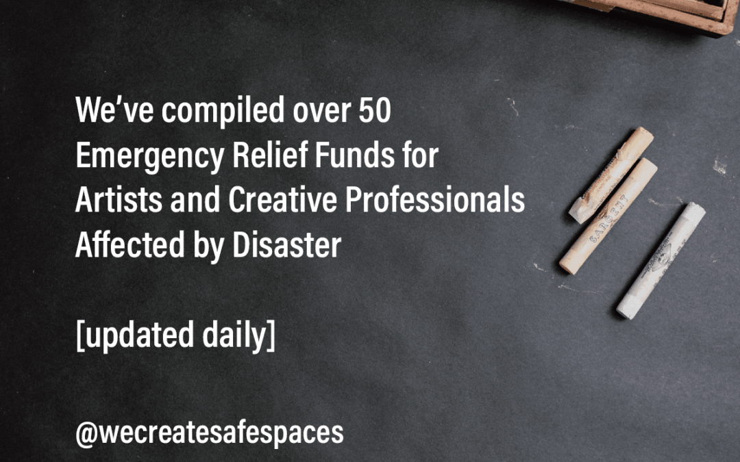 Mutual Aid & Relief for Artists and Musicians: Rebuilding Creativity After Disaster